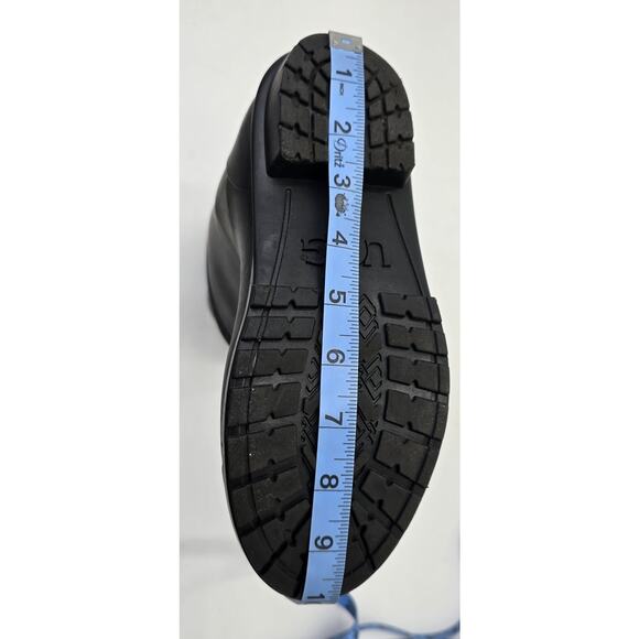 UGG Sienna Black Matte Rain Rubber Boots Waterproof Shearling Insole Women's 8 - Picture 8 of 11